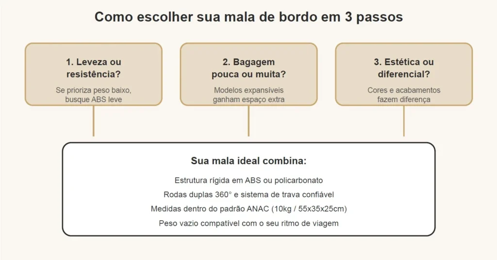 Mala de bordo, mala de viagem, mala de 10kg, viajar, viagem, mala para viagem, mala de 10kg para viagem